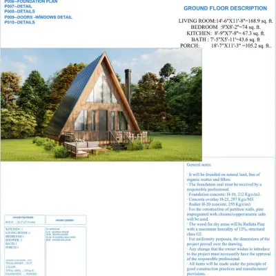 A Frame House Plans, A Frame Cabin Blueprints